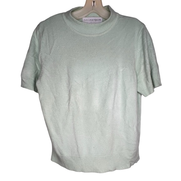 Sag Harbor Petite Short Sleeve Sweater - Picture 1 of 4
